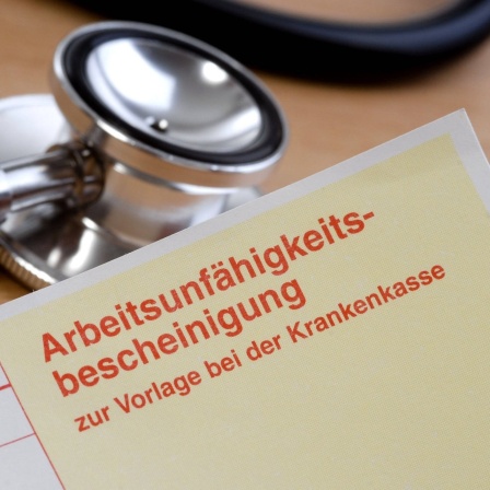 Der gewohnte gelbe Krankenschein