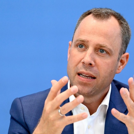 Mario Czaja bei der Bundespressekonferenz zum CDU-Programmkonvent im Haus der Bundespressekonferenz. 