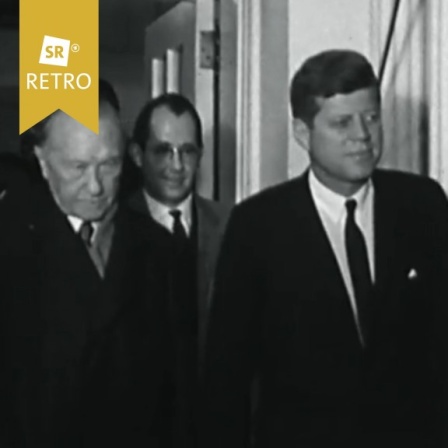 Konrad Adenauer und John F. Kennedy