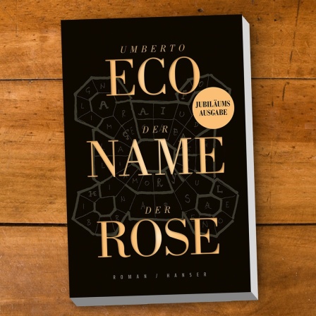 Cover der Jubiläumsausgabe von "Der Name der Rose" des Autors Umberto Eco