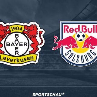 Logo Bayer Leverkusen gegen RB Salzburg