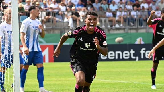Sportschau - Hamburg Zittert Sich Gegen Pirmasens In Runde Zwei