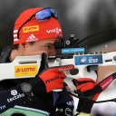 Philipp Horn am Gewehr.