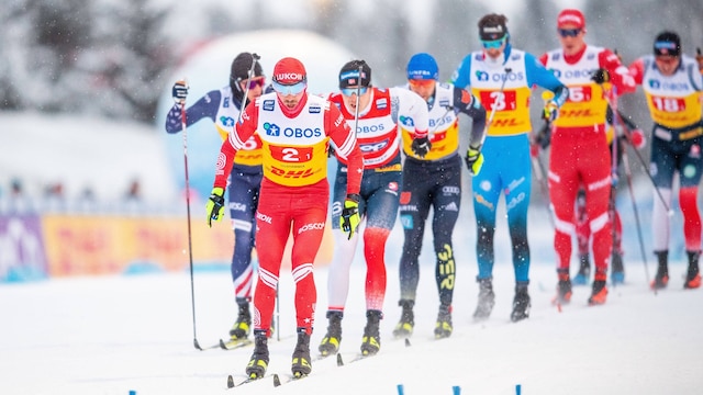 Staffel der Langläufer in Lillehammer