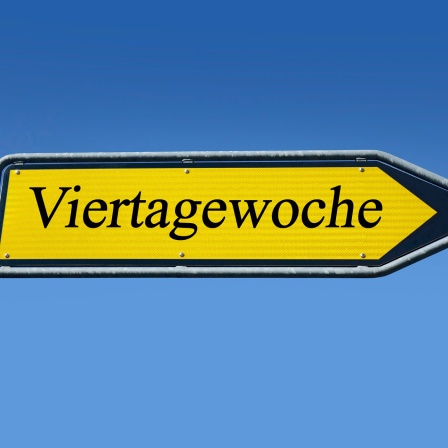 Wegweiser mit Viertagewoche