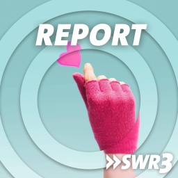 Finger zeigen auf ein gemaltes Herz - Symbol für K-Pop, mit Text überschrieben: SWR3 Report