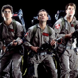 Harold Ramis, Bill Murray & Dan Aykroyd im Film "Ghostbusters" aus dem Jahr 1984