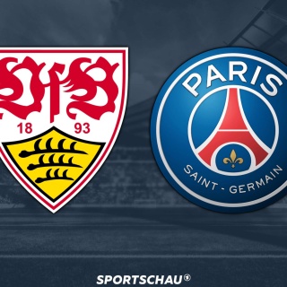 Logo VfB Stuttgart gegen Paris Saint-Germain