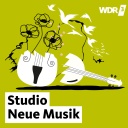 Illustration zur WDR 3 Studio Neue Musik: Ein zerbrochenes Cello aus dessen Mitte Blumen und Vögel entspringen.