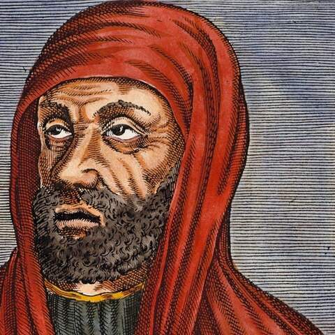 Ibn Sina (Avicenna), Kupferstich