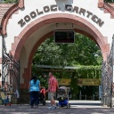 Eingangsportal des Zoo Leipzig