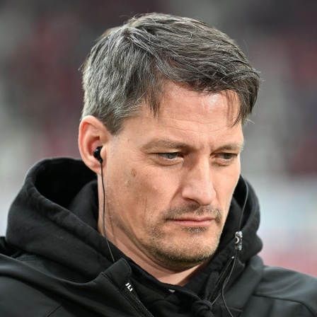 Alexander Blessin vor dem Spiel gegen Maniz