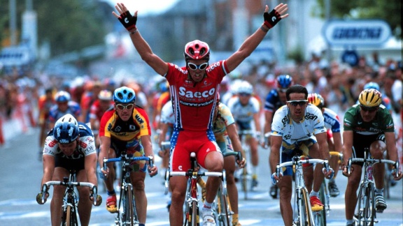 Sportschau Tour De France - Souvenirs - Cippolini Zwischen Sensation Und Wahnsinn
