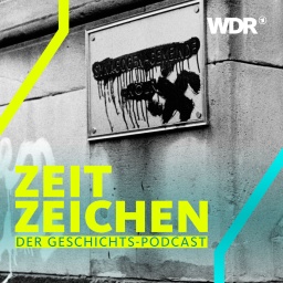 Köln, 26.12.1959. Die erst am 20.09.1959 eingeweihte Synagoge wurde in der Weihnachtsnacht geschändet. Auf die Außenmauer wurde "Deutsche, wir fordern - Juden raus" gepinselt. Links und rechts vom Eingang wurden Hakenkreuze gemalt. 