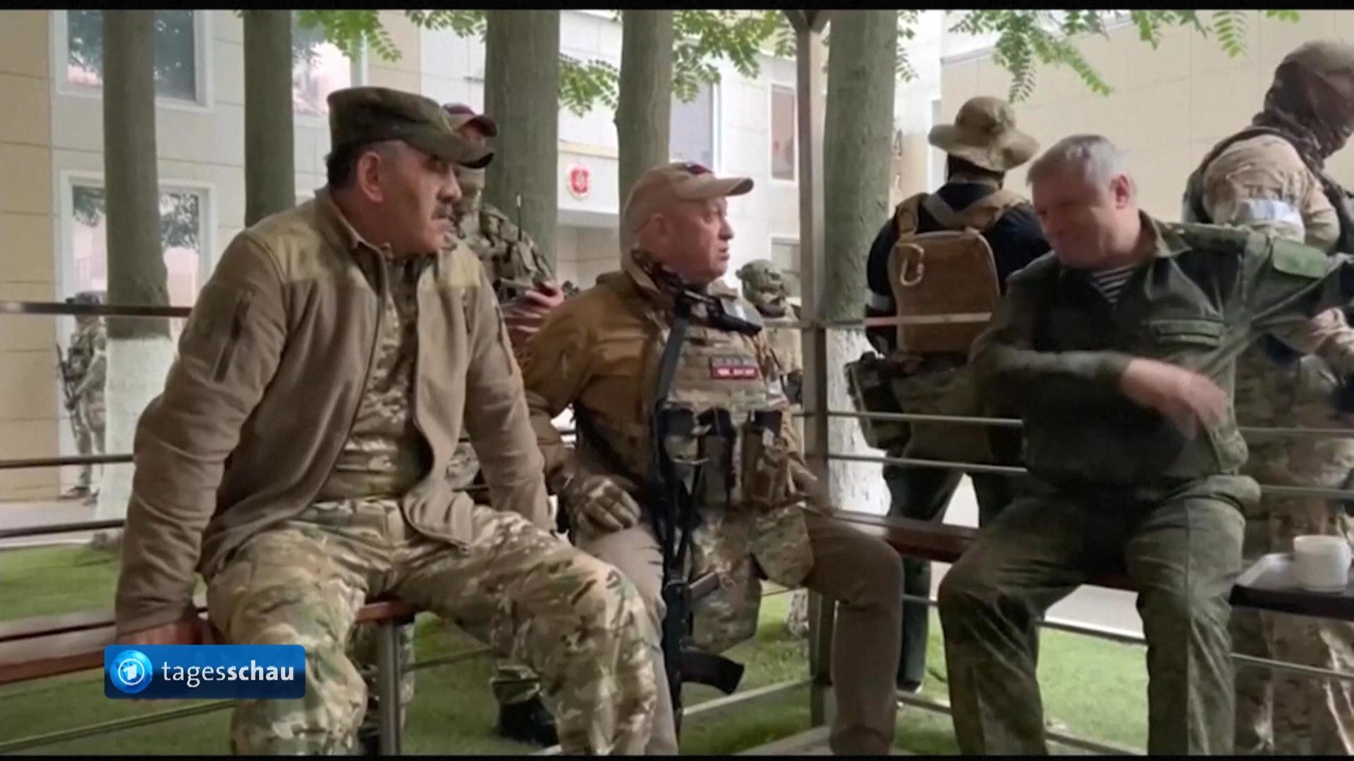 tagesschau24: Machtkampf in Russland: Konflikt mit Söldner-Truppe ...