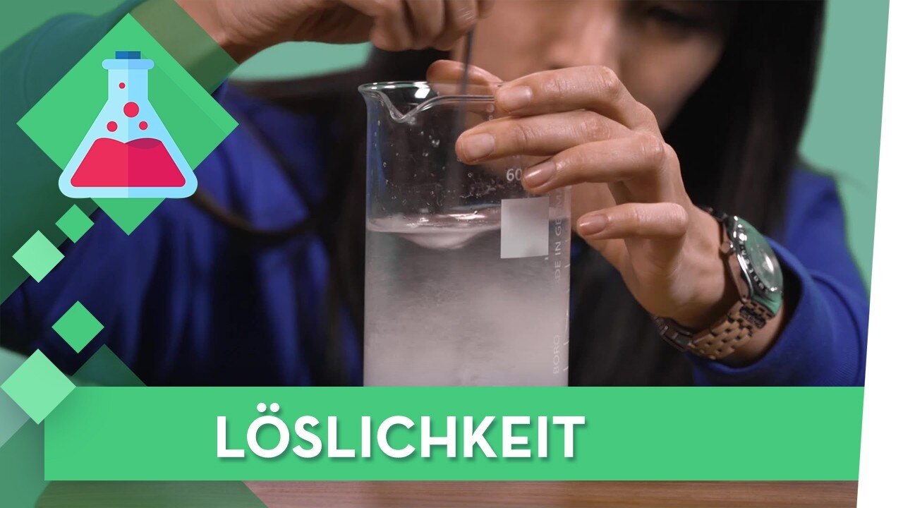 Löslichkeit von Stoffen Chemie musstewissen ARD Mediathek