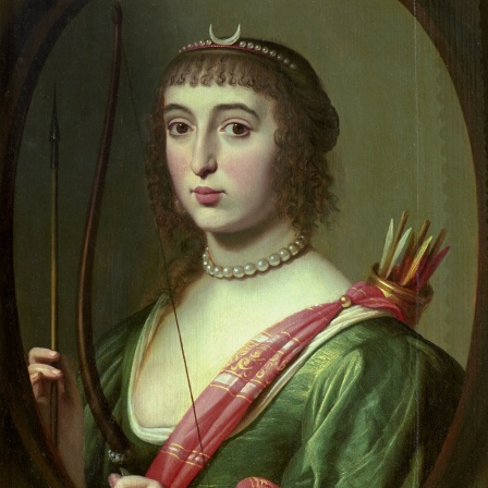 Elisabeth von der Pfalz (1618 - 1680). Porträt von Willem van Honthorst, um 1640