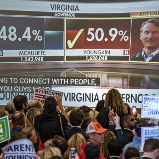Wahlnacht in Virginia