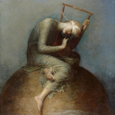 Watts, George Frederic 1817-1904. "Hope" (Die Hoffnung), 1886. Öl auf Leinwand, 145 x 114 cm. London, Tate Britain.