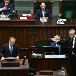 Warschau, 22.2.2024: Misstrauensantrag gegen Justizminister Adam Bodnar (Bild: IMAGO/newspix/DAMIAN BURZYKOWSKI)