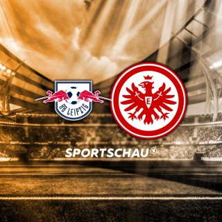 Logo RB Leipzig gegen Eintracht Frankfurt