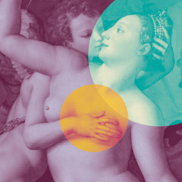Bronzino: Eine Allegorie mit Venus und Amor, 1545, Öl auf Leinwand, National Gallery, London, England