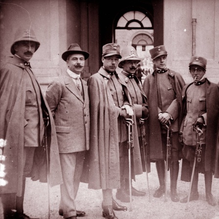 Italienische Offiziere um 1911/1912 in Tripolis / Libyen