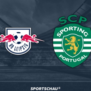 Logo RB Leipzig gegen Sporting CP