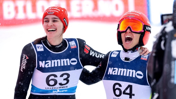 Sportschau Wintersport - Skispringen Der Frauen In Lillehammer - Die Zusammenfassung