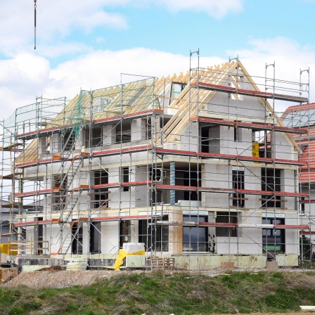 Wohnungsbau in einem Neubaugebiet in Endingen am Kaiserstuhl.