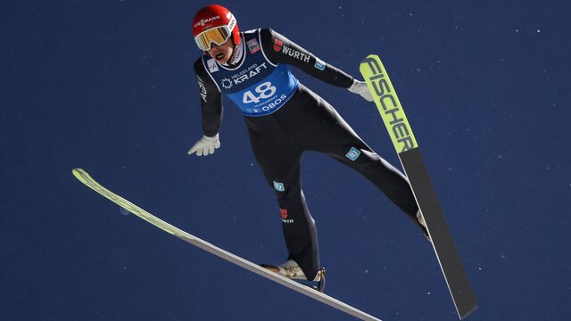 Eric Frenzel beim Skispringen in Lillehammer