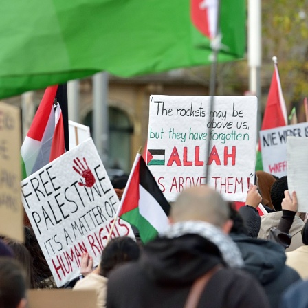 Pro Palästina Demostration in Mannheim. 