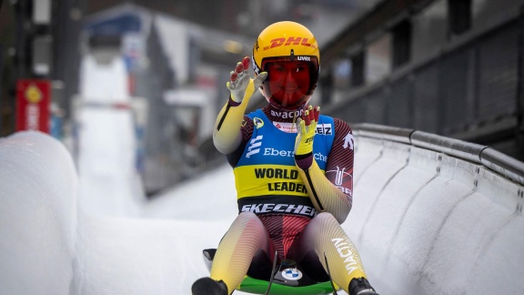 Sportschau Wintersport - Rodel-weltcup In Winterberg - 1. Durchgang, Einsitzer