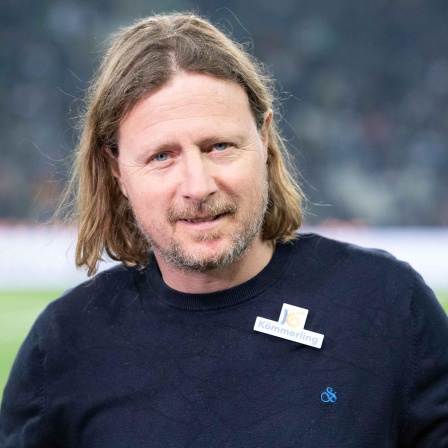 Bo Henriksen beim Spiel gegen Gladbach 