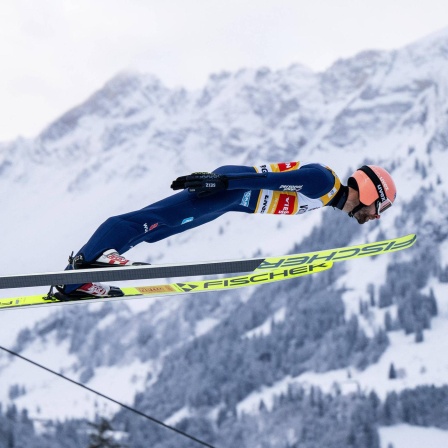 Pius Paschke beim Skispung-Weltcup in Engelberg