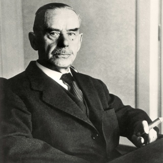 Thomas Mann, Schriftsteller - Porträtaufnahme.