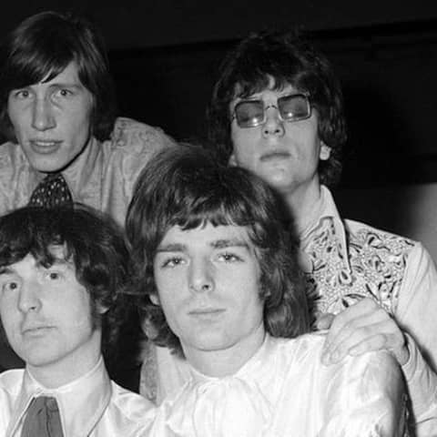Der Mitbegründer der Popgruppe Pink Floyd, Syd Barrett (hinten rechts) ist im Alter von 60 Jahren gestorben.