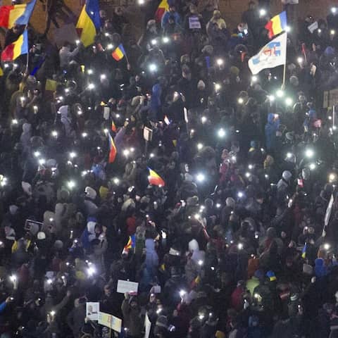 Proteste in Rumänien am 07.02.2017