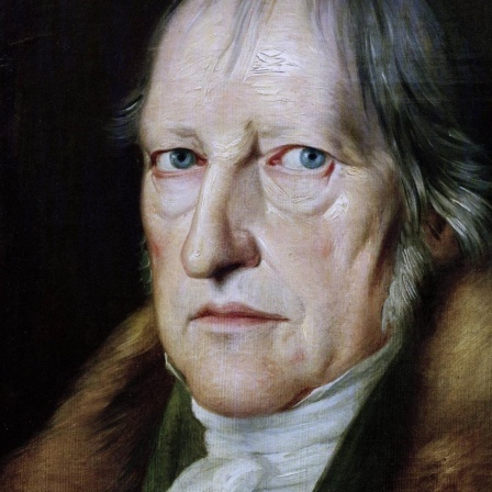 Hegel als älterer Mann, porträtiert von Jakob Schlesinger
