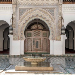 Innenhof der Universität al-Qarawīyīn in Fes