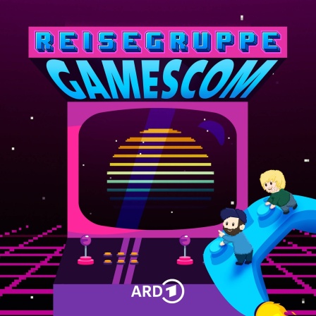 Das Podcast-Cover des Eventpodcasts &#034;Reisegruppe Gamescom&#034;