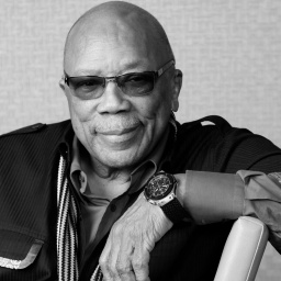 US-Musikproduzent und Jazztrompeter Quincy Jones lächelt bei der Vorstellung seines Dokumentarfilms "Quincy" auf dem Toronto Film Festival am 7. September 2018 in Toronto.