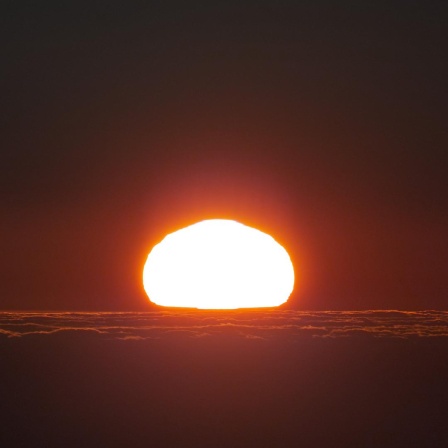 Sonne am Horizont