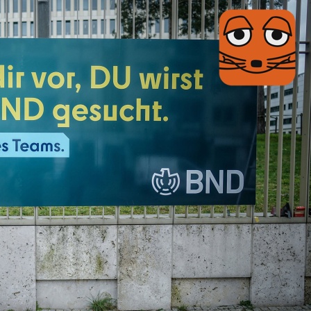 Das Werbeplakat des BND für neue Mitarbeiter