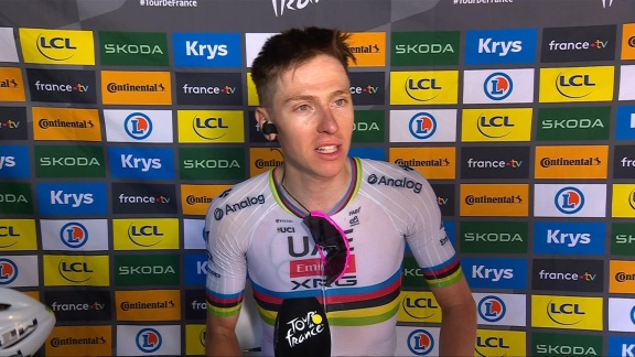 Sportschau Tour De France - 4. Etappe - Sieger Pogacar Im Interview