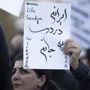 Demonstartion in London für die Freiheit der Frauen im Iran © picture alliance/ AA/ Rasid Necati Aslim 