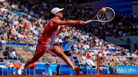 Sportschau Olympia 2024 - Tennis - Spiel Um Bronze: Swiatek Gegen Schmiedlova - Der Matchball