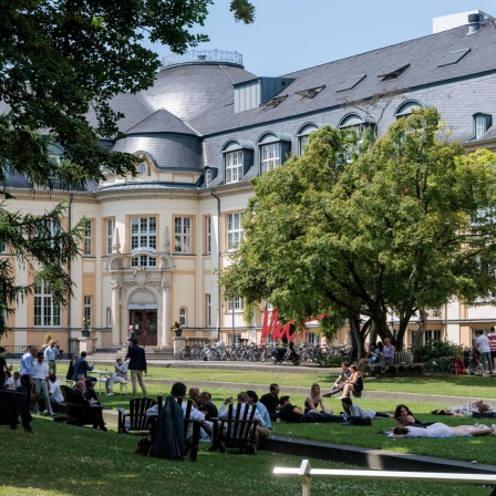 Blick auf den Campus der Bucerius Law School Hochschule für Rechtswissenschaft.