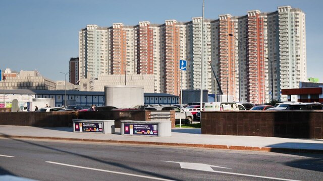 Hochhäuser in Moskau