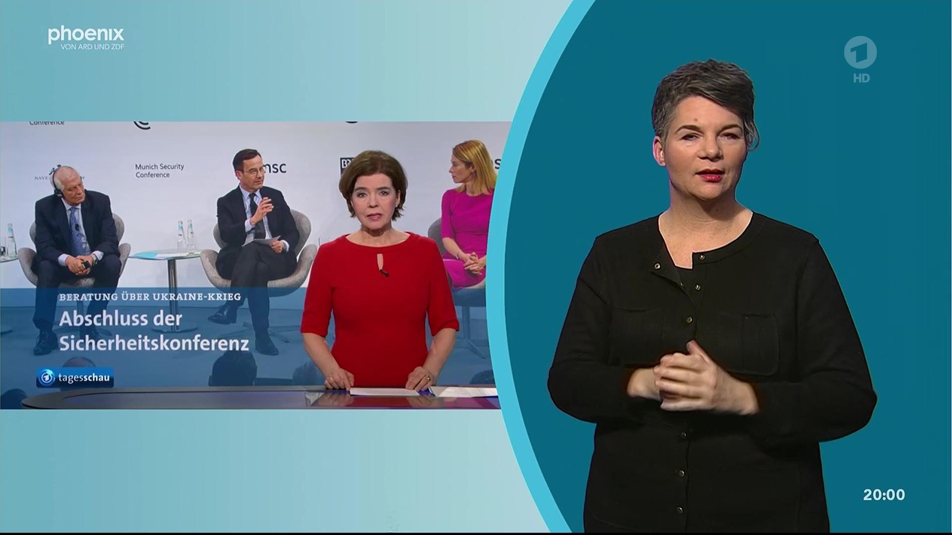 Tagesschau Mit Gebärdensprache 2000 Uhr Ard Mediathek 